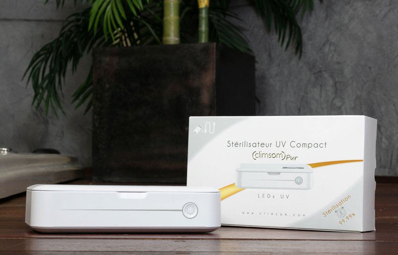 Compact UV sterilizer for small everyday objects - CLIMSOM Pur