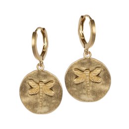 flying gold hoops