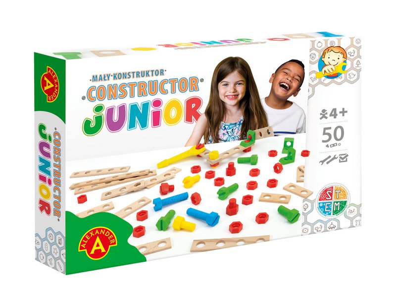 Constructor junior wooden construction set- 50 parts