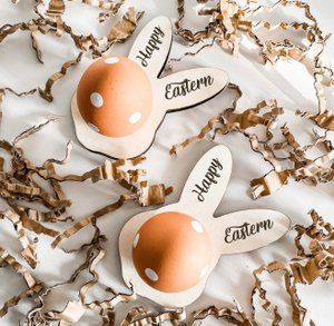 Eggshell Easter Bunny | Happy Eastern