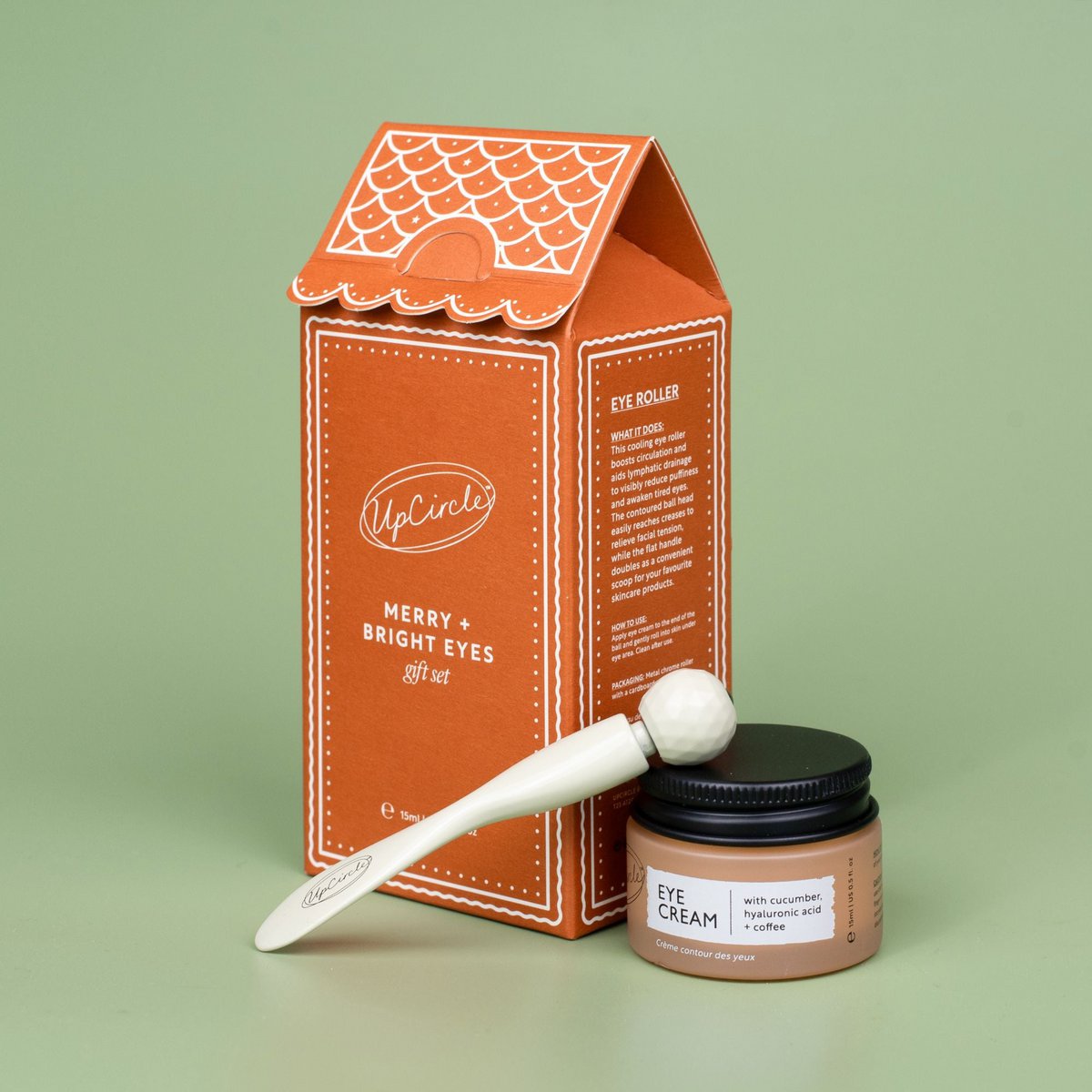 Set regalo ecologico di pan di zenzero vegano Merry + Bright Eyes
