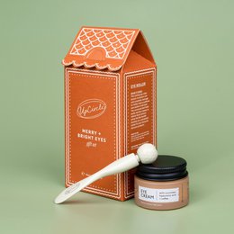 Set regalo ecologico di pan di zenzero vegano Merry + Bright Eyes