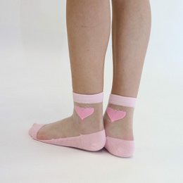 Resistente voile sokken - Amour