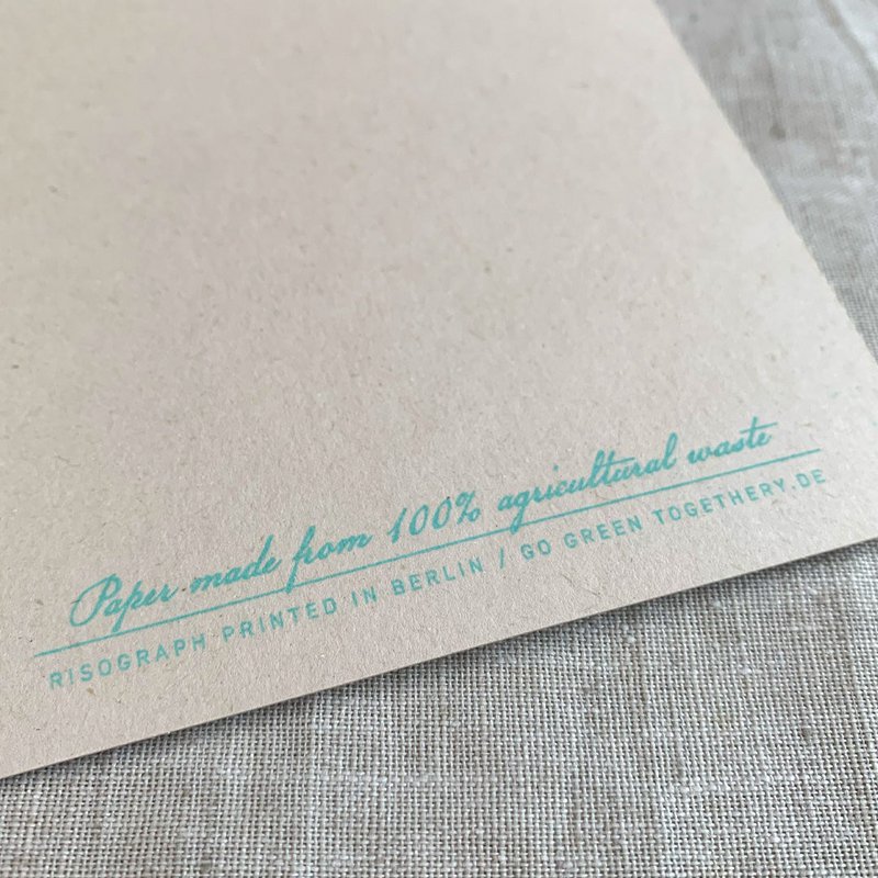 Postkarte / Luftballons / Happy Birthday / Risographie