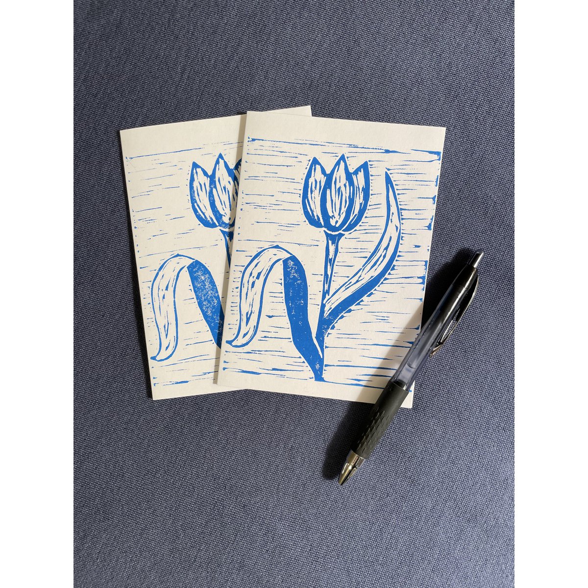 Cartes de vœux bleu néerlandais