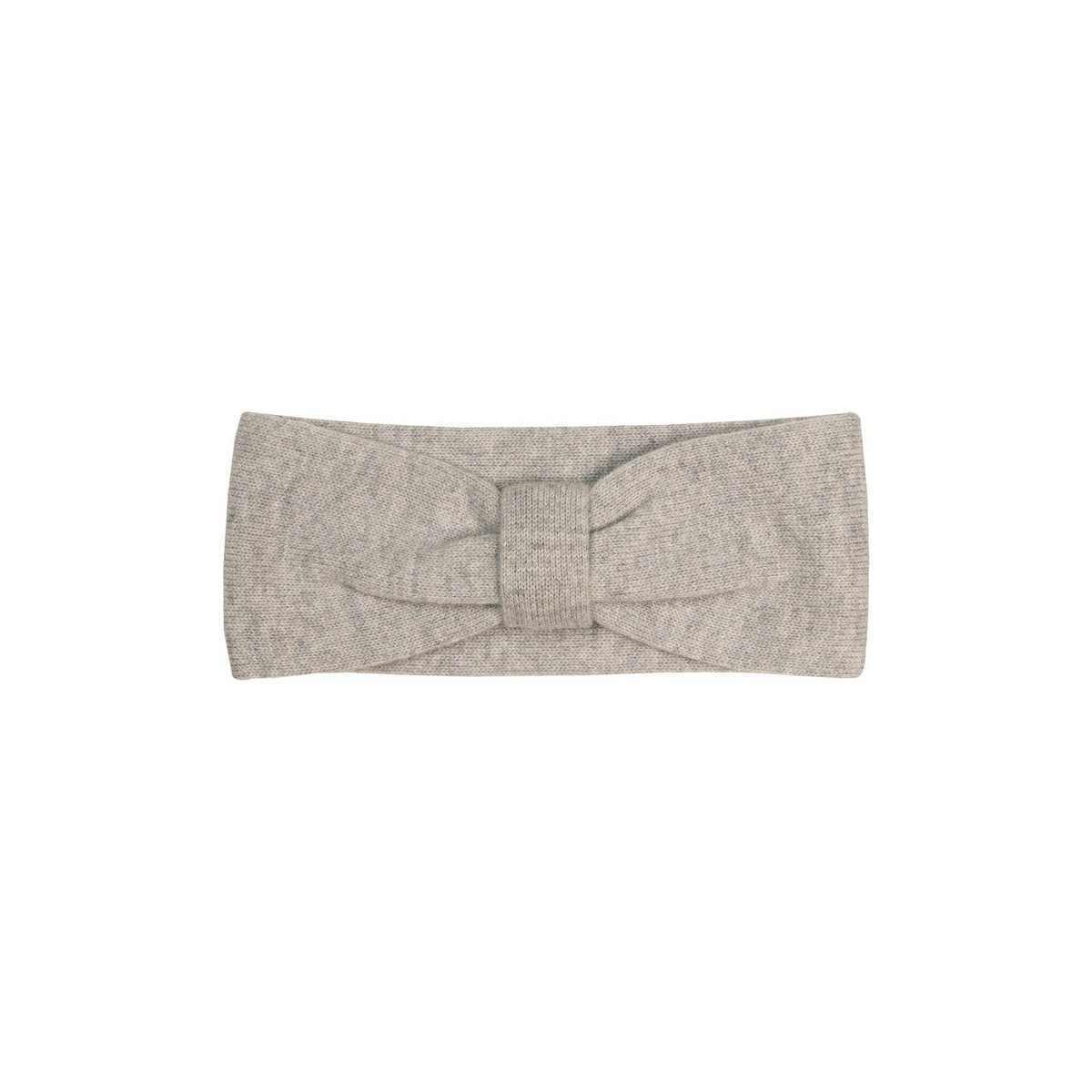 Strickstirnband für Kinder mit Band aus Merinowolle und Kaschmir