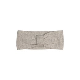 Strickstirnband für Kinder mit Band aus Merinowolle und Kaschmir
