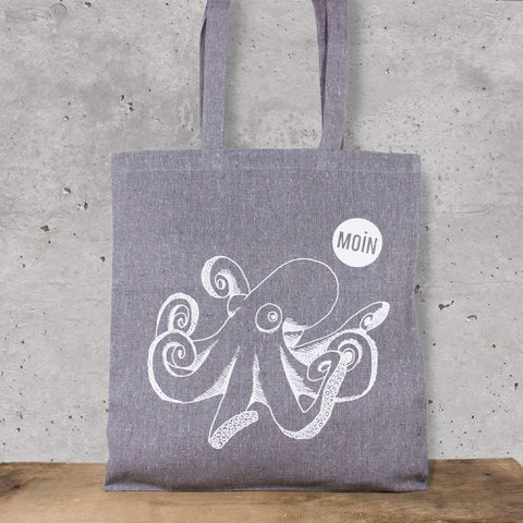 Cotton pouch of squid