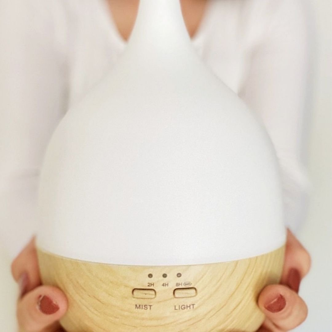 Close 2 Nature 2.0 also night light - Geurwolkje® Diffuser - Light wood - 200 ml - Recommended retail price €44.95