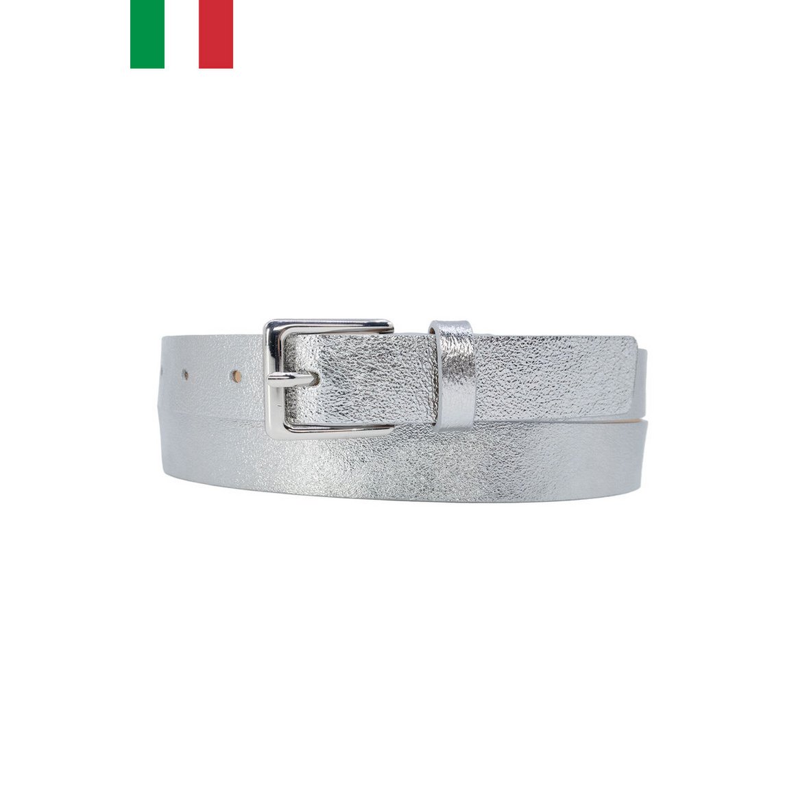 Damesriem van rundleer, breedte 25 mm, gemaakt in Italië IT25