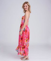 Copacabana – Trägerloses Maxi-Strandkleid
