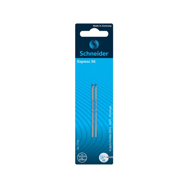 Refill Schneider Express 56 M blue, blister of 2 pcs.