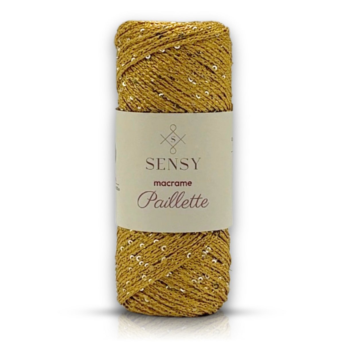 Sensy Paillette Macrame Cord - 109 Yards 100% polyester