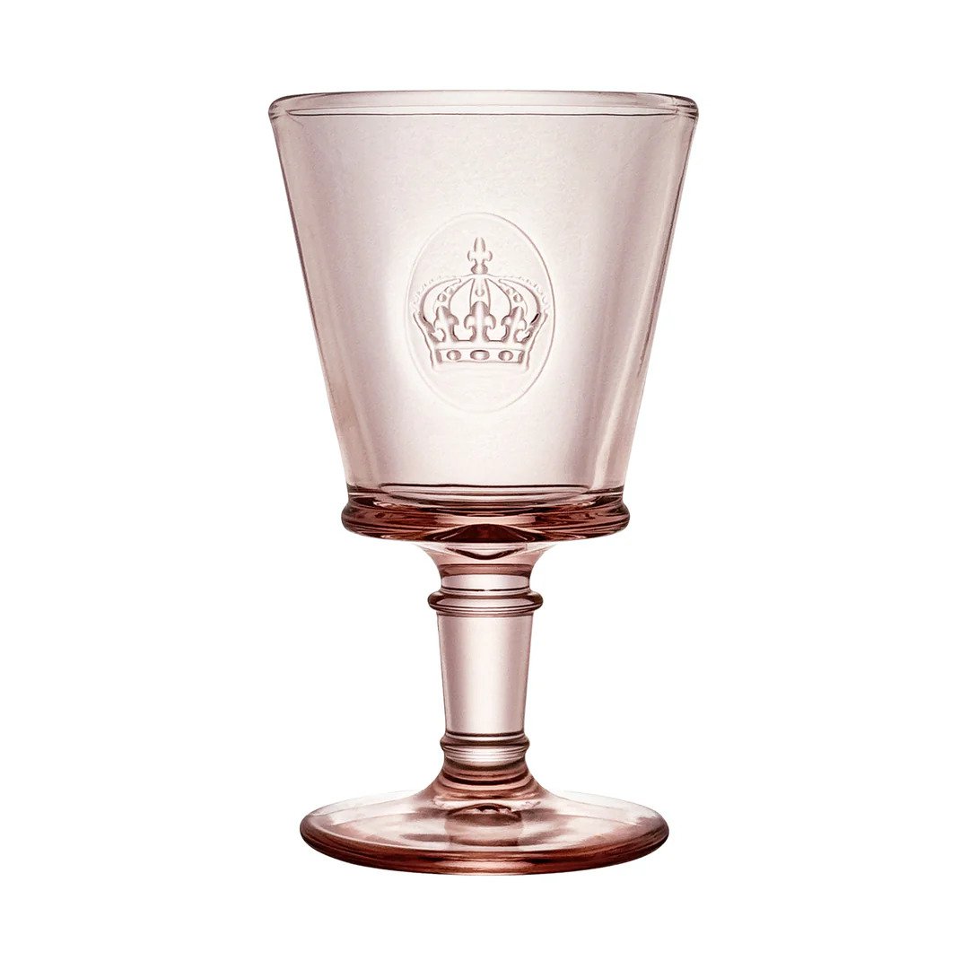 WINE/WATER GLASS CROWN ROSE 25 CL SYMBOLIC