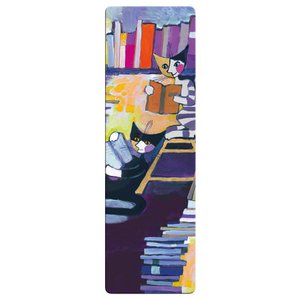 7302 Fridolin Bookmark Rosina Wachtmeister, Reading cats