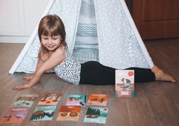 Cartoline Yoga per bambini - Regalo di Natale