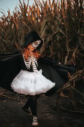 Skull mask "Black Halloween"