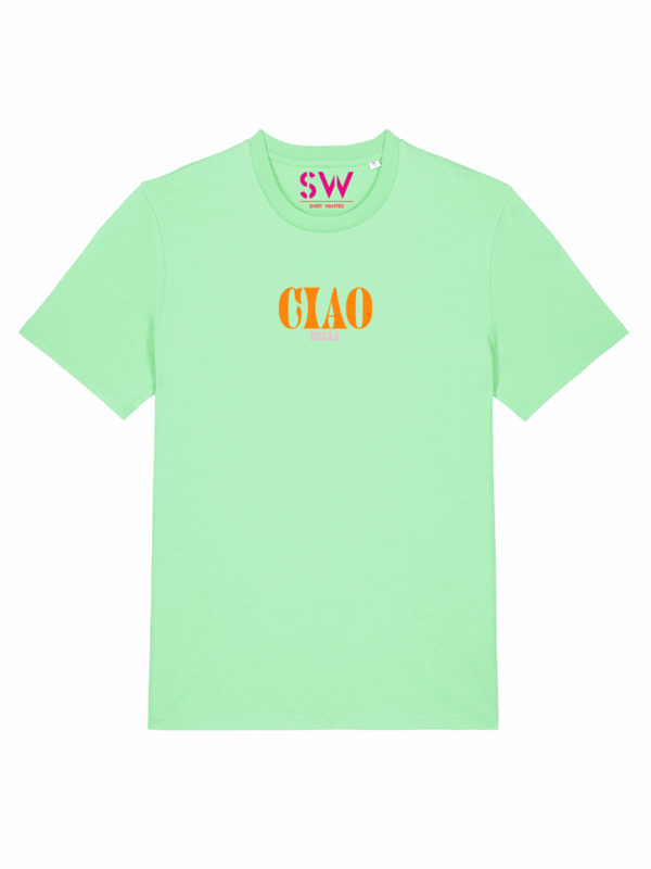 T-shirt Orange Velvet Ciao Bella