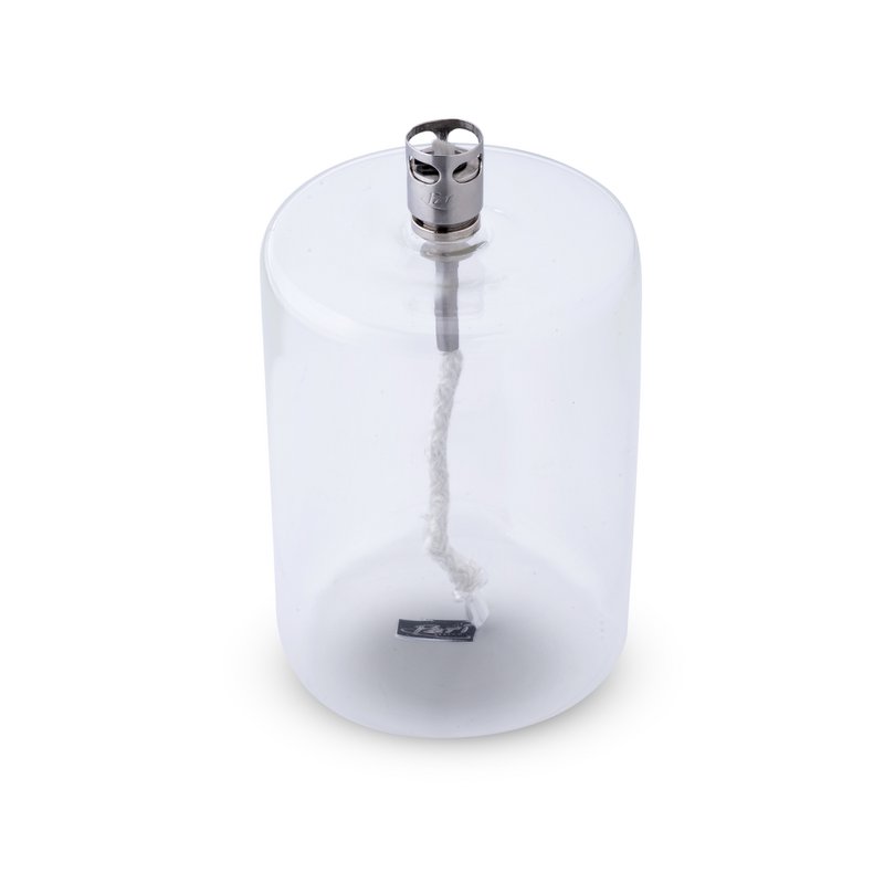 Oil lamp Cylinder chrome L