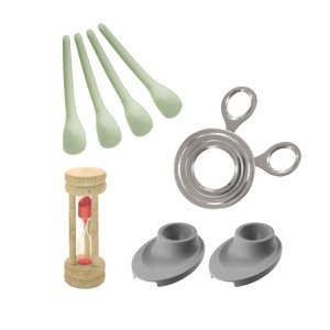 Set of 4 kitchen utensils for cooking eggs Fackelmann