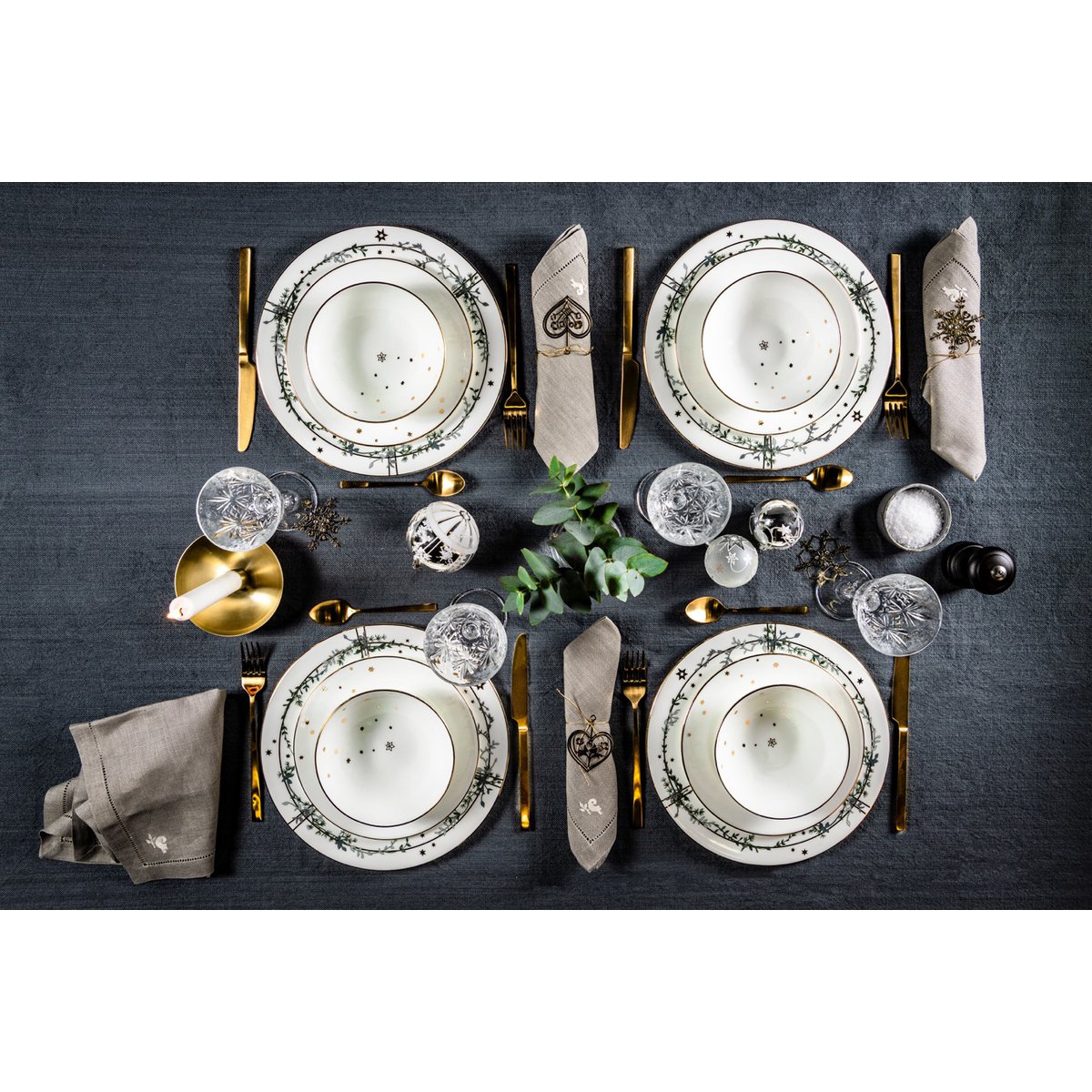 Winter Stars, Dinner Plate, 28 cm