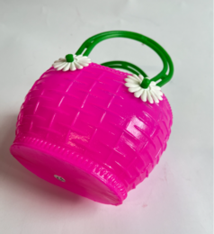 Plastikkorb Gänseblümchen