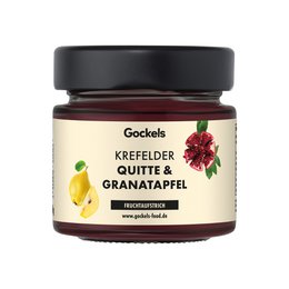 Fruit spread quince & pomegranate - fruity freshness in the glass