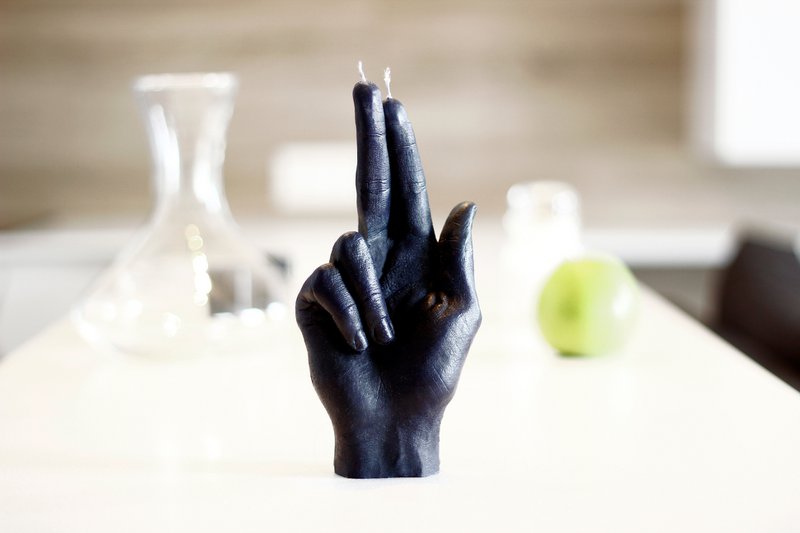 Vela Gun Fingers Negra