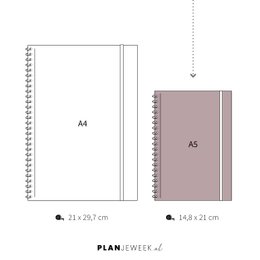 A5 dagplanner 'Mandala' planboekje met ringband