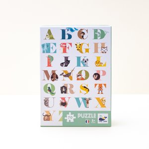 70-teiliges Puzzle, ab 5 Jahren, ABECEDARY | Hergestellt in Frankreich