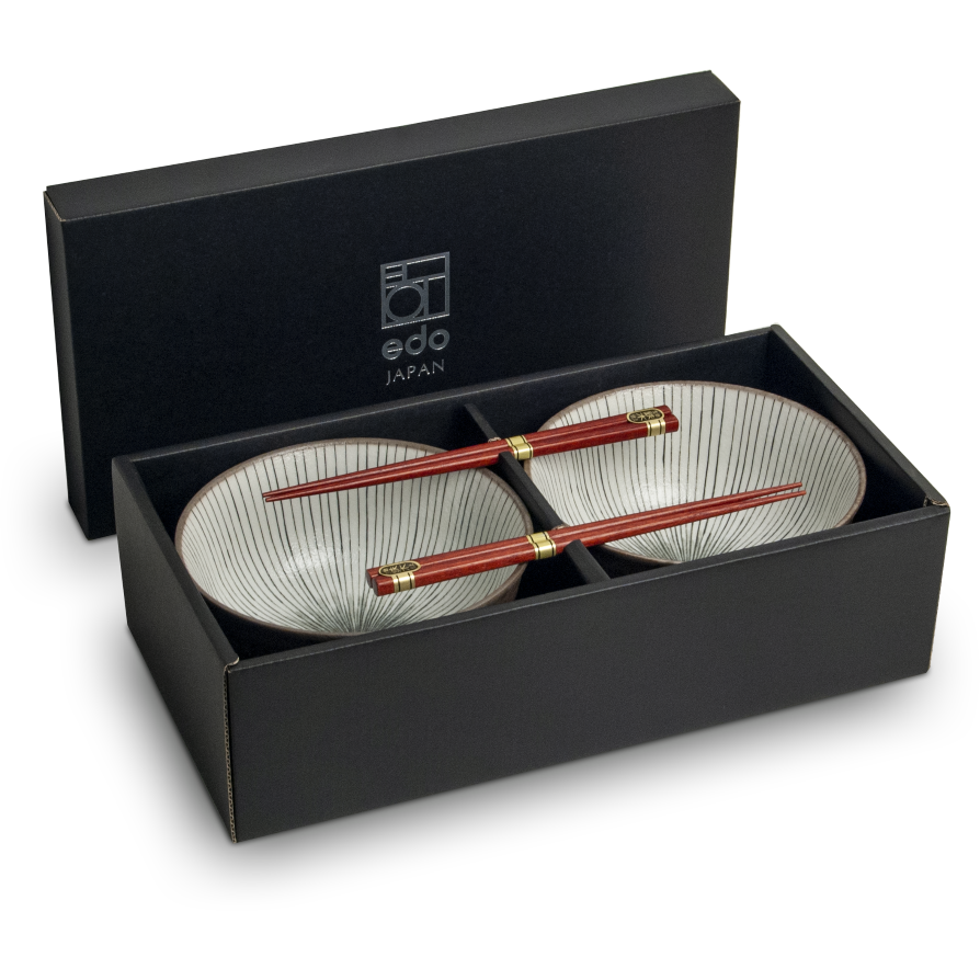 Edo Shima Pokébowlset, 17x9cm, 2 pers., giftbox