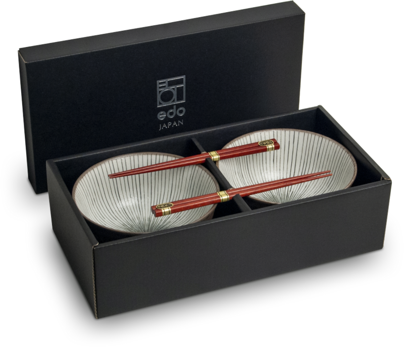 Edo Shima Pokébowlset, 17x9cm, 2 pers., giftbox