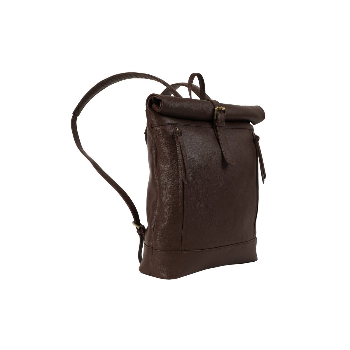 Franklin Rolltop Rucksack Dunkelbraun