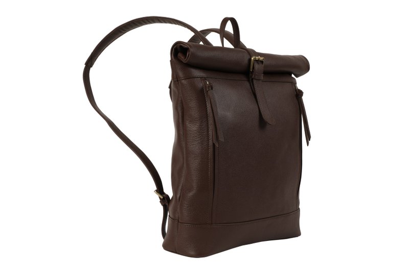 Franklin Mochila roll-top Marrón oscuro