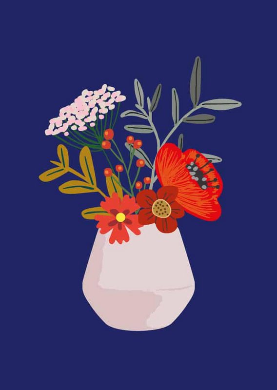 Vase à fleurs Hanneke