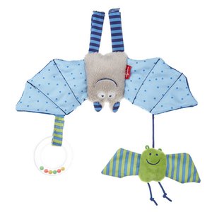 Anhänger Fledermaus blau, Ausstattung