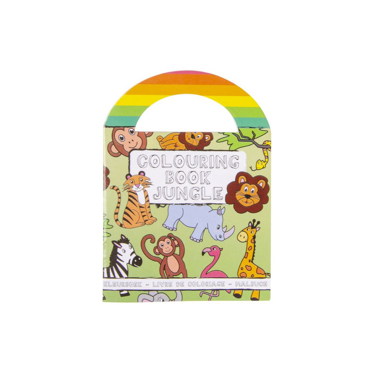 COLORING BOOK WITH STICKERS ANIMALS S