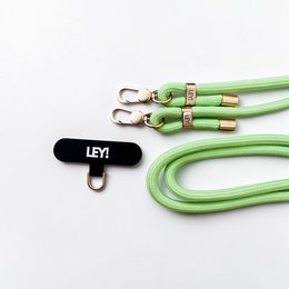 Cell phone chain - pastel green