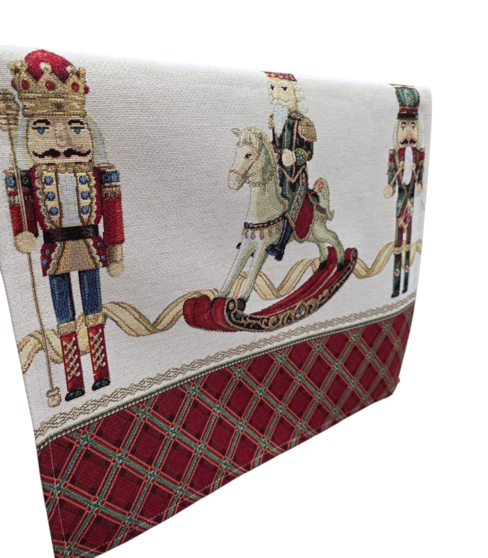 Camino de Mesa Navideño Cascanueces Lurex en Gobelino