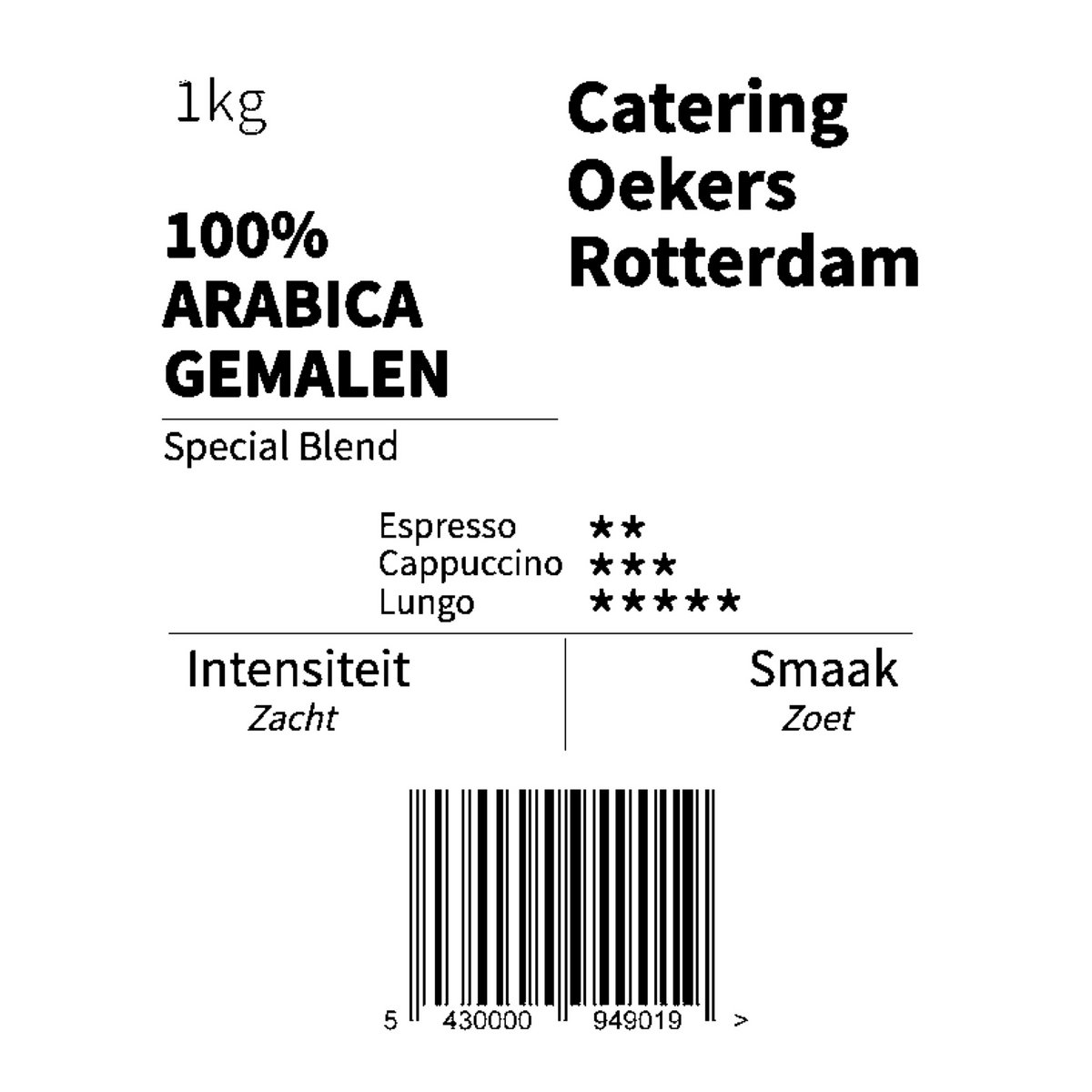 Mezcla 100% Arábica molida 1kg