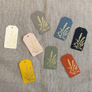 Geschenkanhänger / Lavendel / Größe S / Letterpress