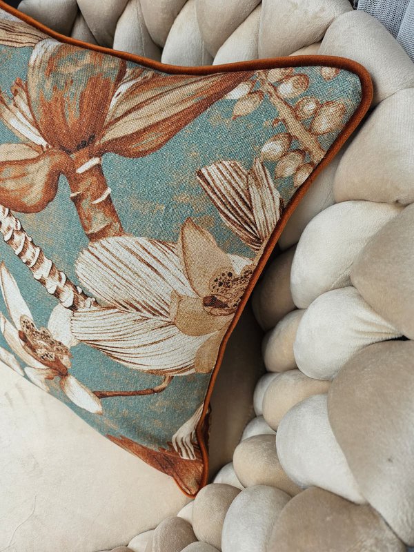 Pillowcase 45x45cm, 90% cotton, 10% linen | Terra Flora