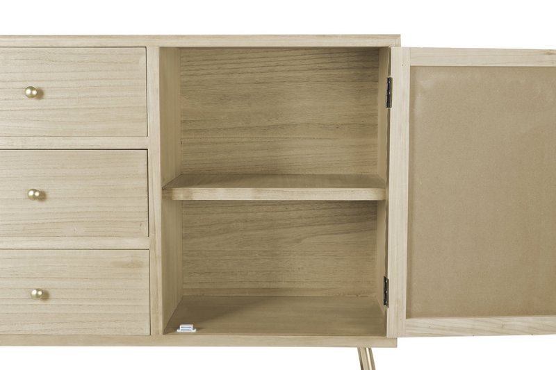 MDF BUFFET TANNE 150X38X85 NATUR MB193430