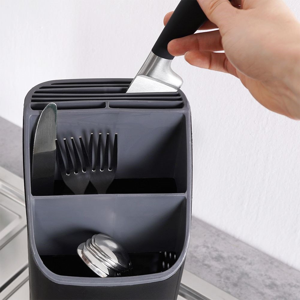 Cutlery holder / drainer plastic 14x12.5x23cm