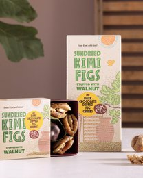 KUMILIO Premium Kími fig GIFT BOX filled with Nuts & dark Chocolate dipped 180g