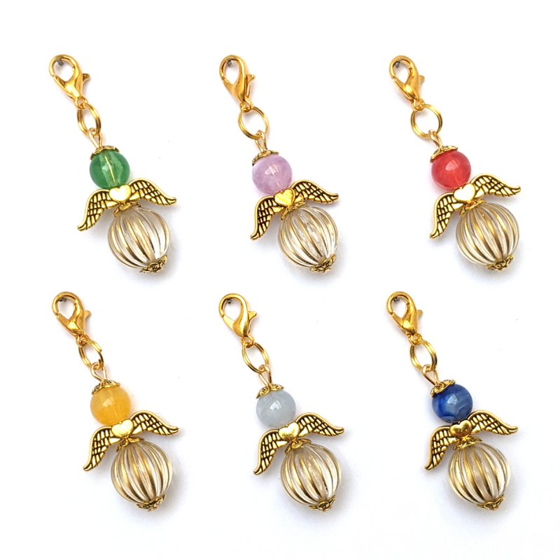 Keychain Guardian Angel "Gesa", set de la série 6, de couleur or
