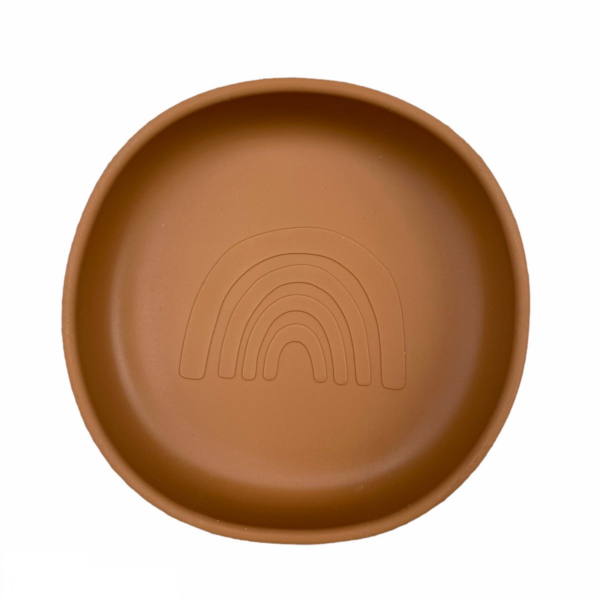 Assiette en silicone arc-en-ciel - biscuit