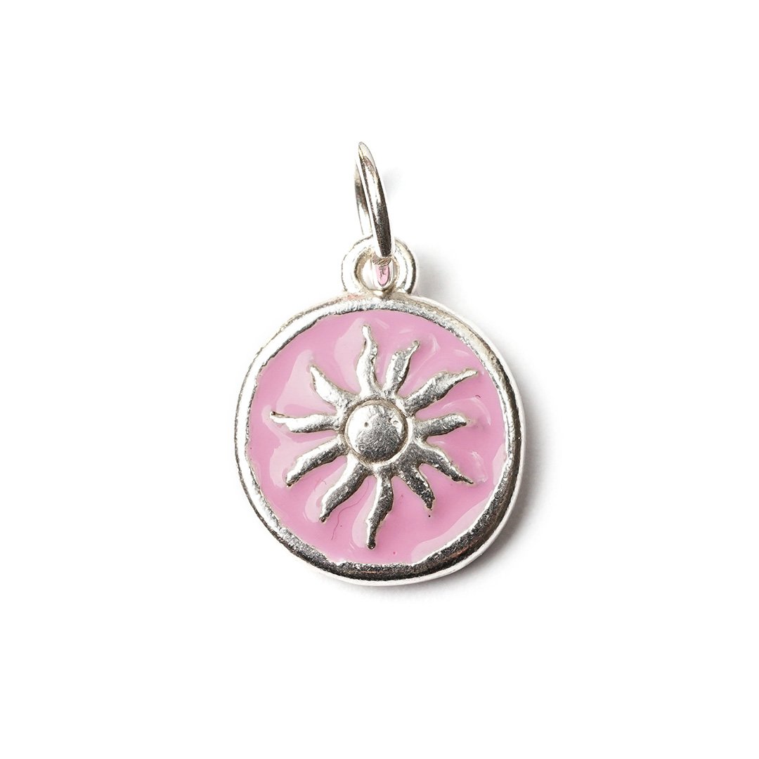 Zonroze zilver, amulet S