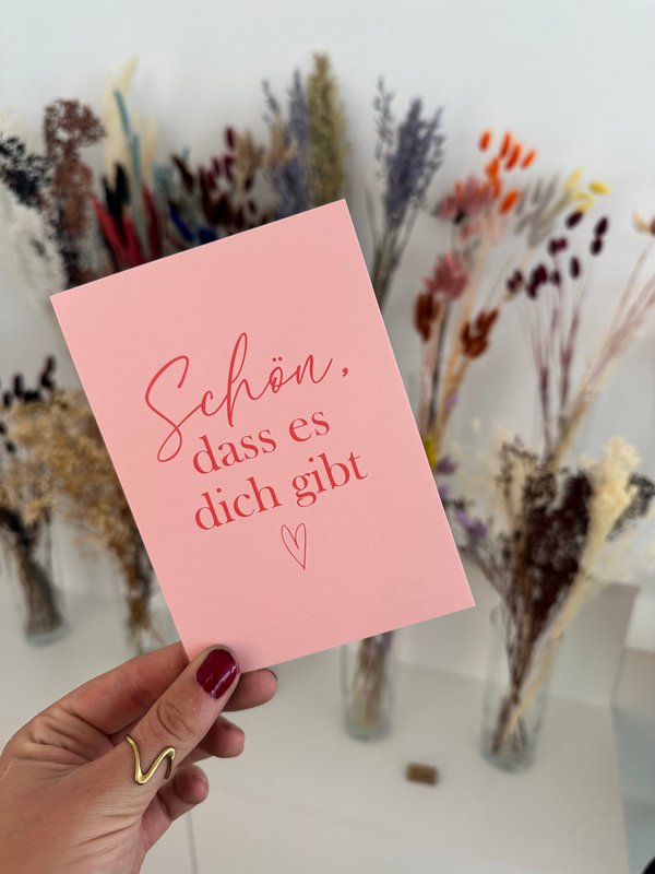 Carte postale sympa que vous existez ♡
