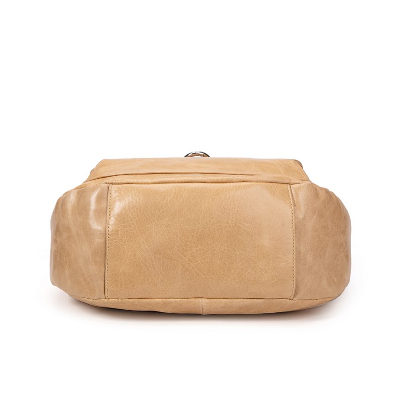 Ully Sand Hobo lederen tas